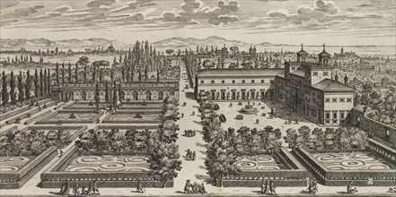 View of the Villa Medici, after 1677. Creator: Giovanni Battista Falda.