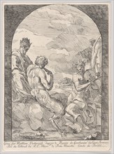Contest between Apollo and Marsyas, ca. 1754. Creator: Girolamo da Carpi.