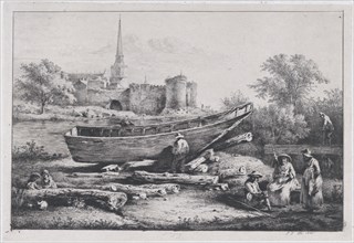 The Construction Site, in Savigny, 1803. Creator: Jean-Jacques de Boissieu.