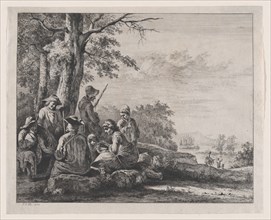 Peasants Resting, 1803. Creator: Jean-Jacques de Boissieu.