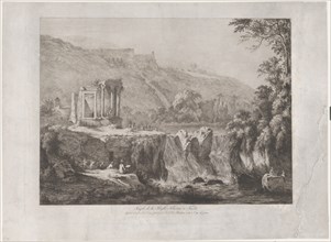 View of the Temple of the Tiburtine Sibyl, 1809. Creator: Jean-Jacques de Boissieu.