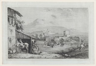 Garigliano Passage (Italy), 1793. Creator: Jean-Jacques de Boissieu.