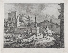 View of Saint-Andéol, 1774. Creator: Jean-Jacques de Boissieu.