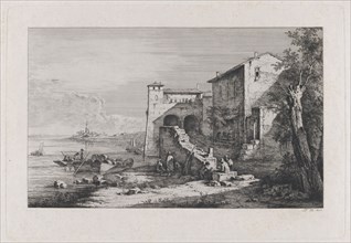 View of Old Customs House in Rome, 1807. Creator: Jean-Jacques de Boissieu.