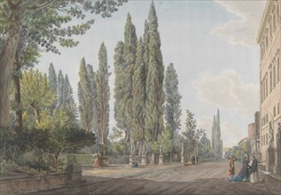 Villa Montalto Negroni, ca. 1780. Creators: Giovanni Volpato, Louis Ducros.