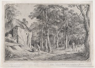 Cottage at the Entrance to a Forest, 1772. Creator: Jean-Jacques de Boissieu.
