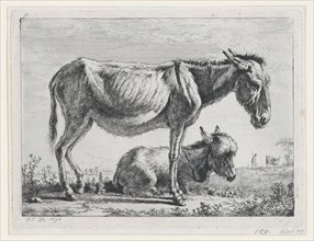 Jenny with its Foal, 1797. Creator: Jean-Jacques de Boissieu.