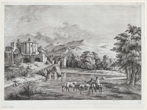 View of the Temple of Vesta, 1774. Creator: Jean-Jacques de Boissieu.