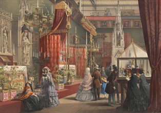 Mediaeval Court: The Great Exhibition of 1851, 1854. Creator: Joseph Nash.