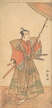 The Fifth Ichikawa Danjuro as a Samurai Attired in Ceremonial Kamishimo, probably 1774. Creator: Shunsho.