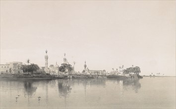 95. Foûah, sur le Nil, 1843. Creator: Sabatier.