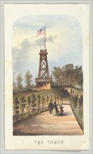 The Tower, from the series, Views in Central Park, New York, Part 2, 1864. Creator: Louis Prang.