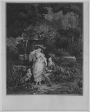 Fortune and Misfortune, or The Broken Pitcher, 1787 Creator: Philibert Louis Debucourt.