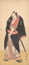 Kabuki Actor Nakamura Sukegoro II as Kaminari Shokuro, 2nd month, 1780. Creator: Shunsho.