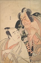 A Daimyo Talking to One of His Retainers, late 18th century. Creator: Katsukawa Shunko.