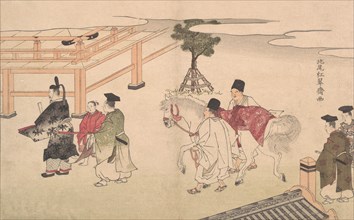 Hakuba no Sechie, late 18th-early 19th century. Creator: Kitao Shigemasa.
