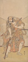 Bando Mitsugoro I in the Role of Asahina no Saburo, Drama "Sono Kyodai Fuji no Sugatami", 1776. Creator: Katsukawa Shunko.