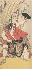 The Actor Ichikawa Komazo II as a Man Armed with a Sword, 1789. Creator: Katsukawa Shun'ei.