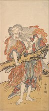 The 5th Ichikawa Danjuro in the Role of Yamauba, 12th month, 1775. Creator: Shunsho.