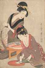 Women Preparing Sashimi, 1806-20. Creator: Kitagawa Utamaro.