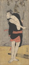The Actor Ichikawa Komazo II as a Samurai in Fighting Trim, ca. 1703. Creator: Katsukawa Shun'ei.