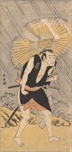 The Actor Nakamura Nakazo in the Role of Ono Sadakuro, ca. 1766. Creator: Shunsho.