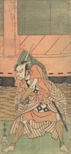 The First Nakamura Nakazo as a Samurai, ca. 1770. Creator: Shunsho.