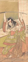 The Third Otani Hiroji as a Daimyo Standing on the Engawa, ca. 1771. Creator: Shunsho.