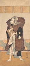The Fifth Ichikawa Danjuro as an Old Man with Long Gray Hair, ca. 1773. Creator: Shunsho.