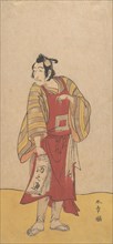 The Fifth Ichikawa Danjuro as a Man Standing, ca. 1775. Creator: Shunsho.