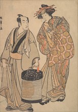The Third Segawa Kikunojo as an Oiran, ca. 1776. Creator: Shunsho.