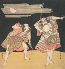The Actors Otani Tomoemon I and Bando Mitsugoro I, ca. 1776. Creator: Shunsho.
