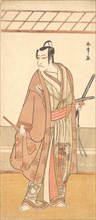 The Actor Ichikawa Danjuro V as a Samurai Attired in a Purple Haori (Coat), ca. 1778. Creator: Shunsho.