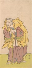 Nakamura Tomijuro as an Old Man with a Scanty Beard, ca. 1780. Creator: Katsukawa Shunko.