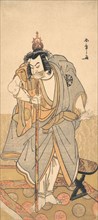 The actor Nakamura Nakazo as a rokuju-rokubu (pilgrim to Buddhist temple), ca. 1780. Creator: Shunsho.