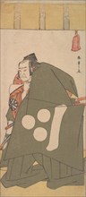 The Actor Nakamura Nakazo in Shibaraku in Dark Green Robes, ca. 1781. Creator: Shunsho.