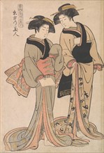 Beauties of the East, ca. 1782. Creator: Kitao Shigemasa.