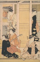 Interior View, ca. 1788. Creator: Katsukawa Shuncho.