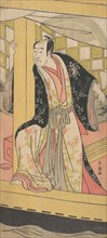 The Actor Sawamura Sojuro 3rd as a Man Standing in a Pleasure-boat, ca. 1790. Creator: Katsukawa Shun'ei.
