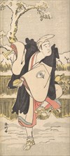 Onoe Matsusuke as a Kannen-Butsu or Mendicant Buddhist Monk, ca. 1790?. Creator: Katsukawa Shunko.