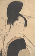 Woman after a Bath, ca. 1795. Creator: Kitagawa Utamaro.