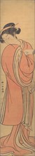 Woman in Red, late 18th century. Creator: Shunsho.