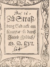 New Modelbüch allen Nägerin u. Sydenstickern (Page 27v), 1556. Creator: Hans Hoffman.