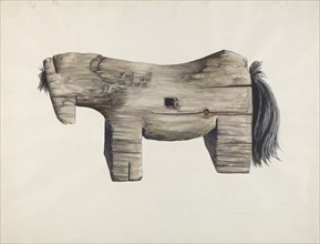 Horse, 1935/1942. Creator: Einar Heiberg.