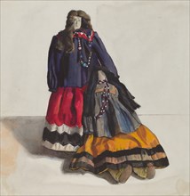 Dolls (Apache Women), 1935/1942. Creator: Jane Iverson.
