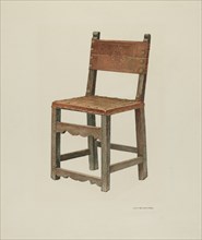 Chair, 1935/1942. Creator: William Kieckhofel.