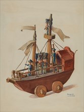 Toy Warship, 1935/1942. Creator: Frances Lichten.