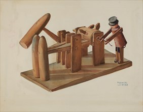 Pa. German Toy Stamping Mill, 1935/1942. Creator: Frances Lichten.