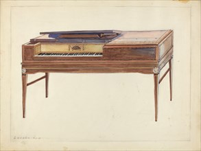 Piano, 1935/1942. Creator: George Loughridge.