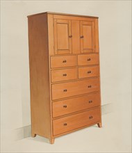 Shaker Cabinet, c. 1936. Creator: Anne Ger.